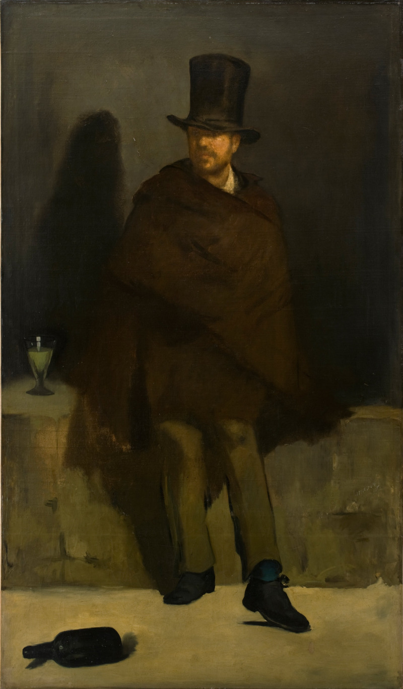 Der Absinthtrinker von Edouard Manet